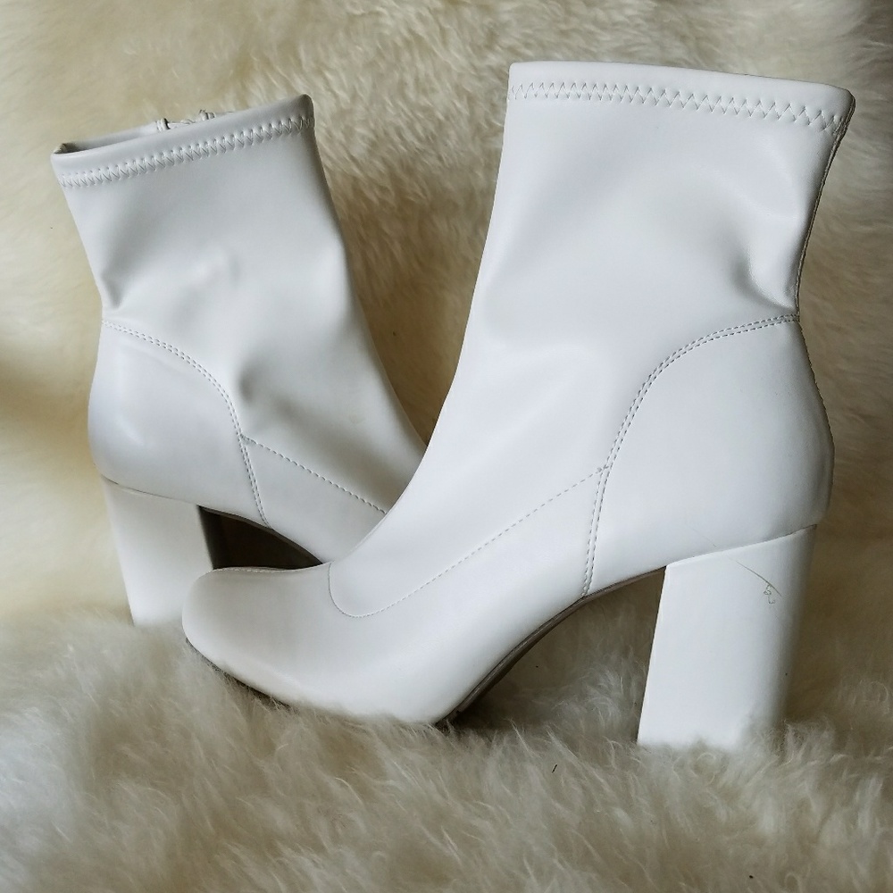 Mia heeled pleather booties